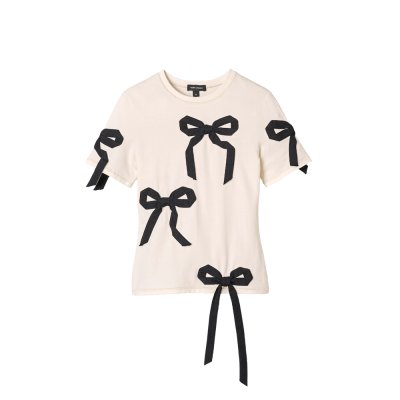 THE BOW SHRUNKEN TEE
